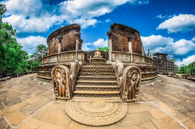 Ancient ruined city at Vision Lanka Tours