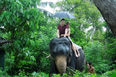 Elephant Riding at Vision Lanka Tours